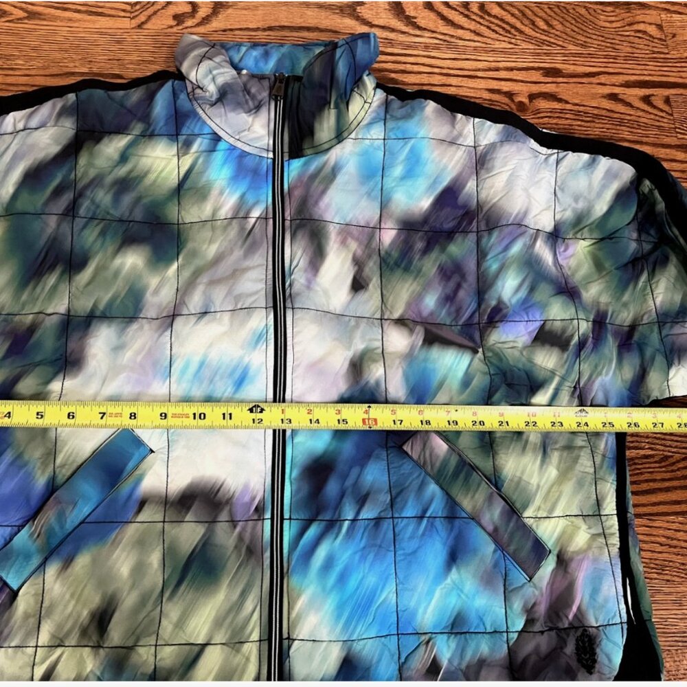 Free People Movement Pippa Printed Packable Puffer Jacket Blurry Flowers Combo M - Picture 3 of 10